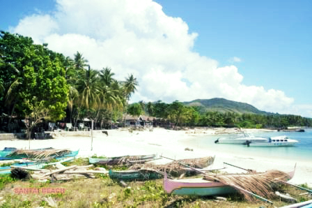 Pantai Santai strand op Ambon, Indonesië